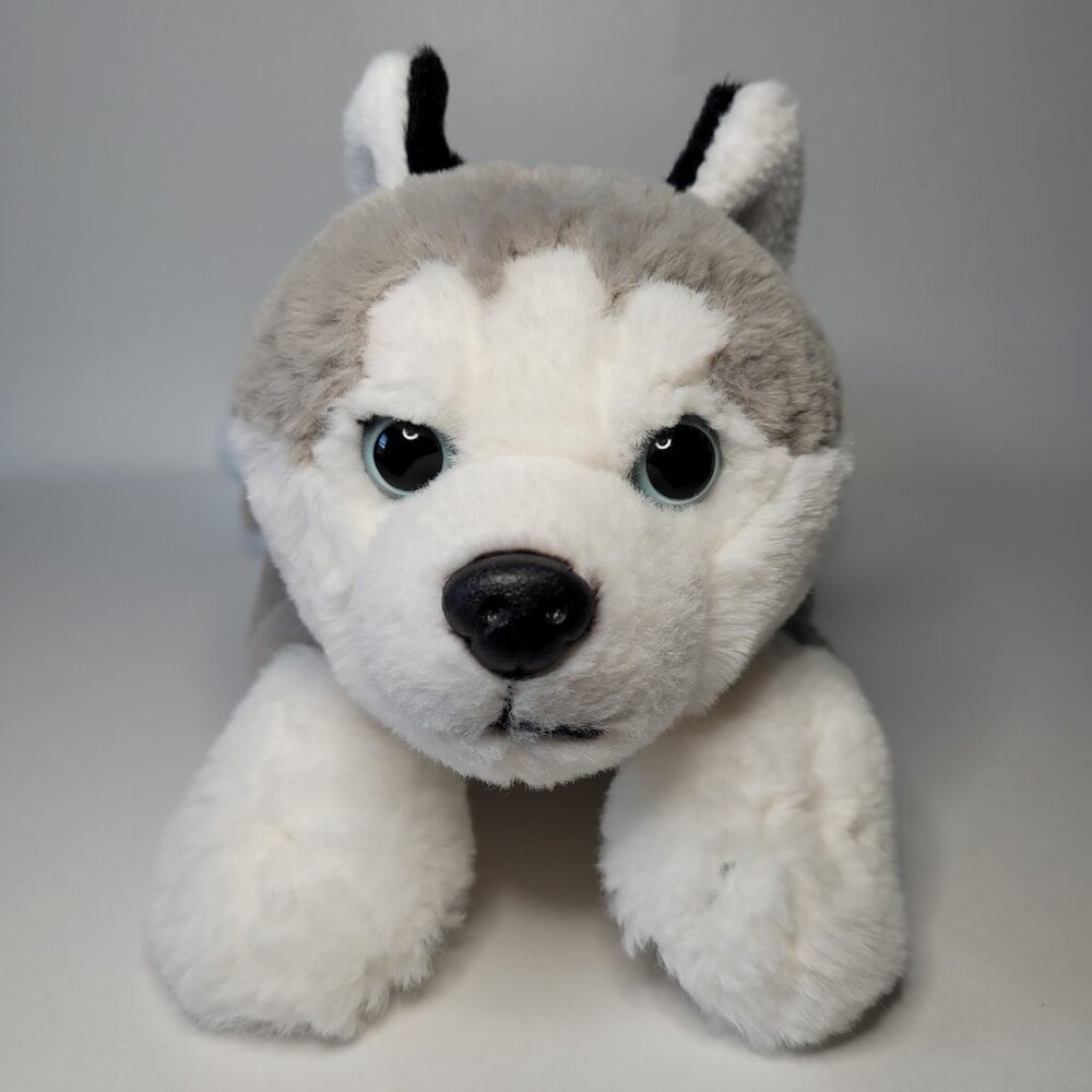 FAO Schwarz Husky Boston Terrier Plush Puppy Dog Kidcore Cozy Plushy - Picture 2 of 15